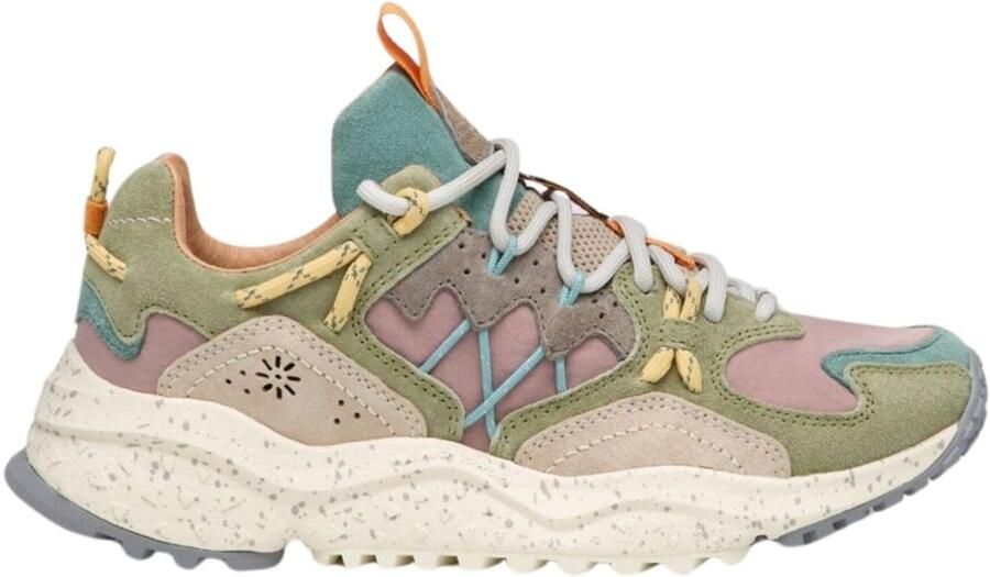 Flower Mountain Sneakers laag 'YAMABUSHI WOMAN' aardetinten