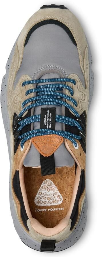 Flower Mountain Sneakers laag 'YAMANO 3 MAN' beige