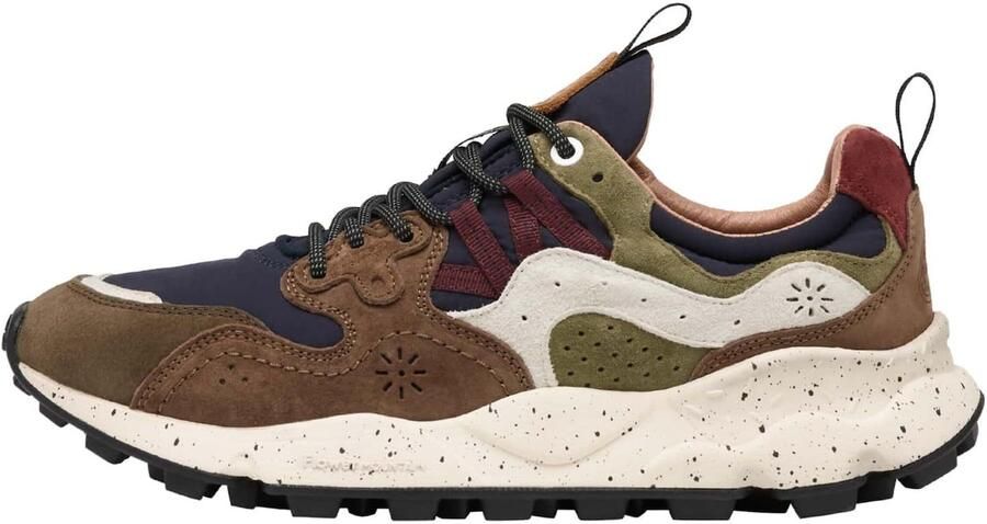 FLOWER MOUNTAIN Lage Sneakers Heren Yamano 3 Man Suède Bruin