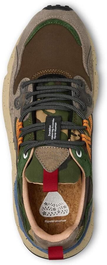 Flower mountain heren sneakers Yamano M suède en nylon multicolor - Foto 7
