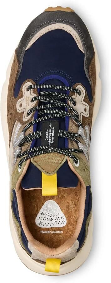 Flower Mountain Lage Sneakers YAMANO 3 2017816-3B06 DARK GREY BROWN - Foto 9