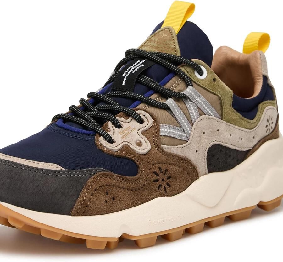 Flower Mountain Lage Sneakers YAMANO 3 2017816-3B06 DARK GREY BROWN - Foto 5