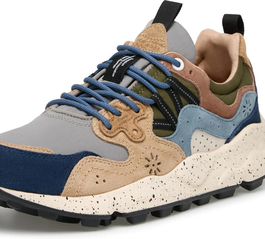 Flower Mountain Sneakers YAMANO 3 2017816 01 2C32-NAVY-LIGHT-BROWN-GREY - Foto 4