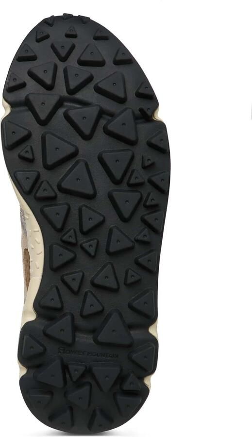 Flower Mountain Sneakers laag 'YAMANO 3 MAN' opaal lichtblauw olijfgroen donkergroen