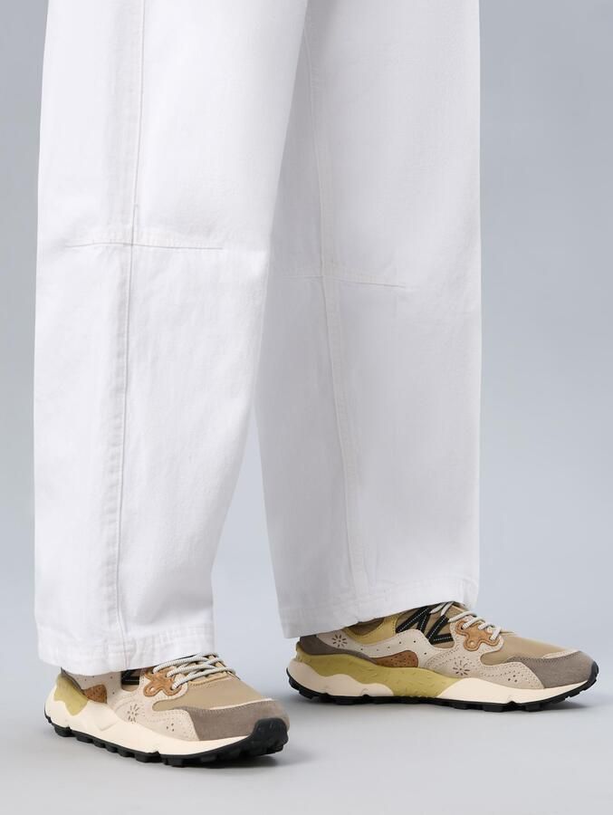 Flower Mountain Sneakers laag 'YAMANO 3 MAN' taupe - Foto 5