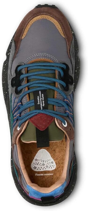 Flower Mountain Sneakers laag 'YAMANO 3 UNI' antraciet - Foto 6