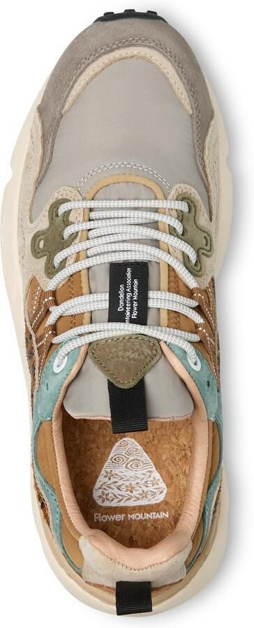 Flower Mountain Sneakers laag 'YAMANO 3 UNI' beige - Foto 7
