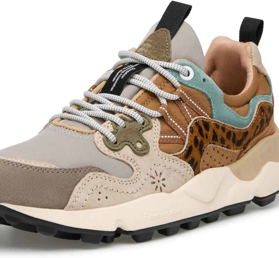 Flower Mountain Sneakers laag 'YAMANO 3 UNI' beige - Foto 3