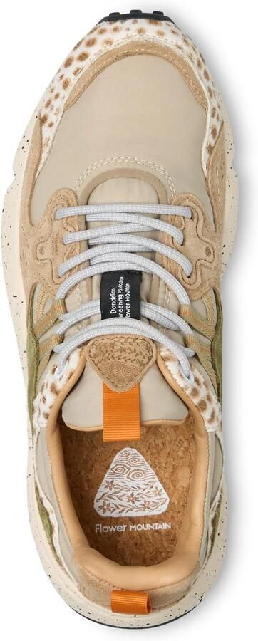 Flower Mountain Sneakers laag 'YAMANO 3 UNI' beige
