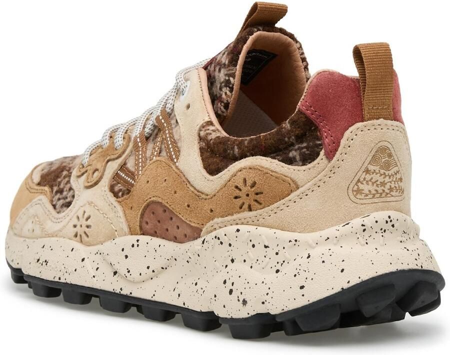 Flower Mountain Sneakers laag 'YA O 3 UNI' beige - Foto 2
