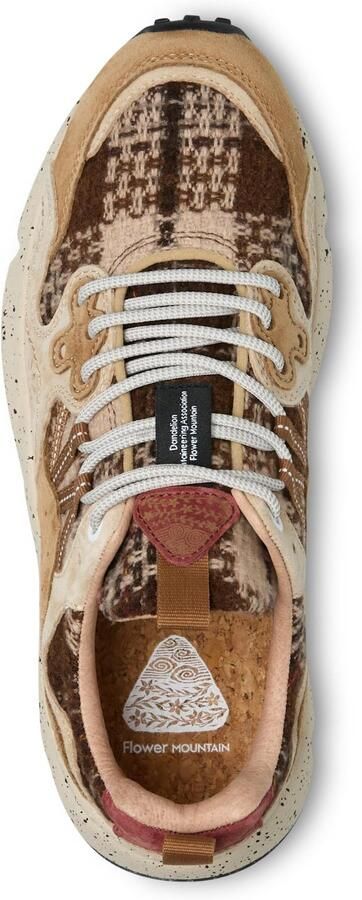Flower Mountain Sneakers laag 'YA O 3 UNI' beige - Foto 4