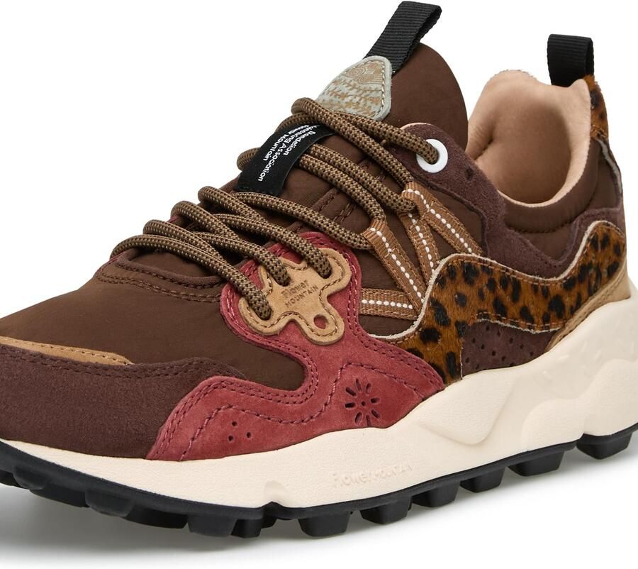 Flower Mountain Lage Sneakers YAMANO 3 2017818 56-2B58 DARK GREY MUD WARM BROWN - Foto 3
