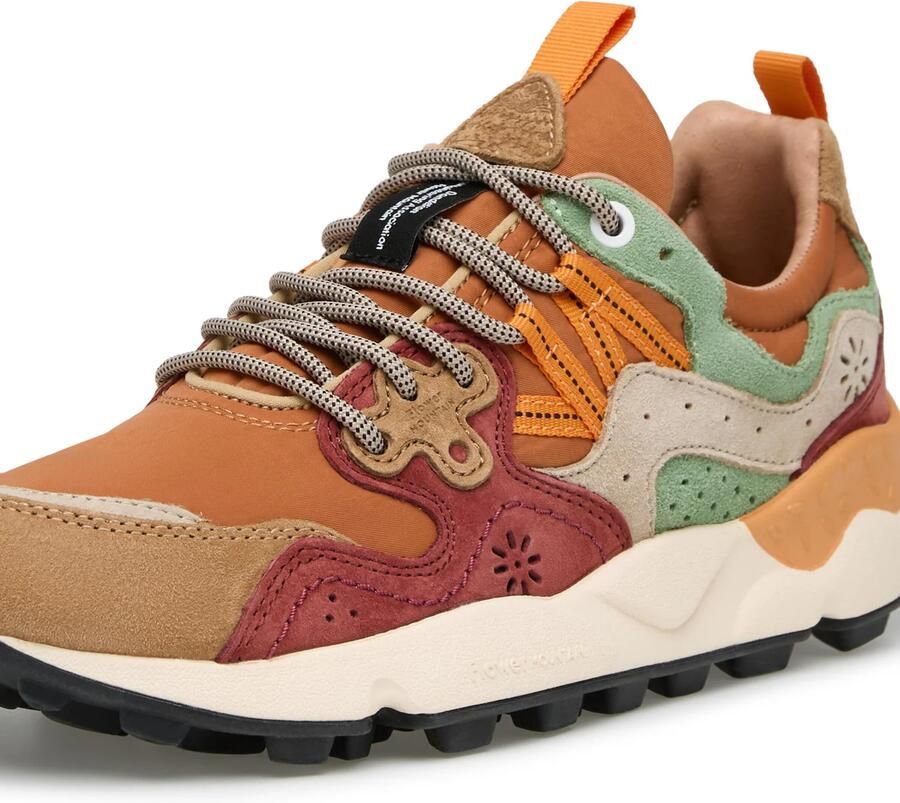 Flower Mountain Sneakers laag 'YAMANO 3 UNI' donkeroranje - Foto 4