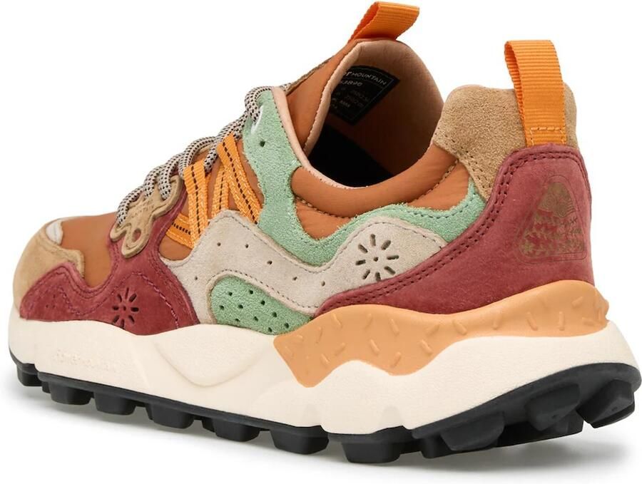 Flower Mountain Sneakers laag 'YAMANO 3 UNI' donkeroranje - Foto 5