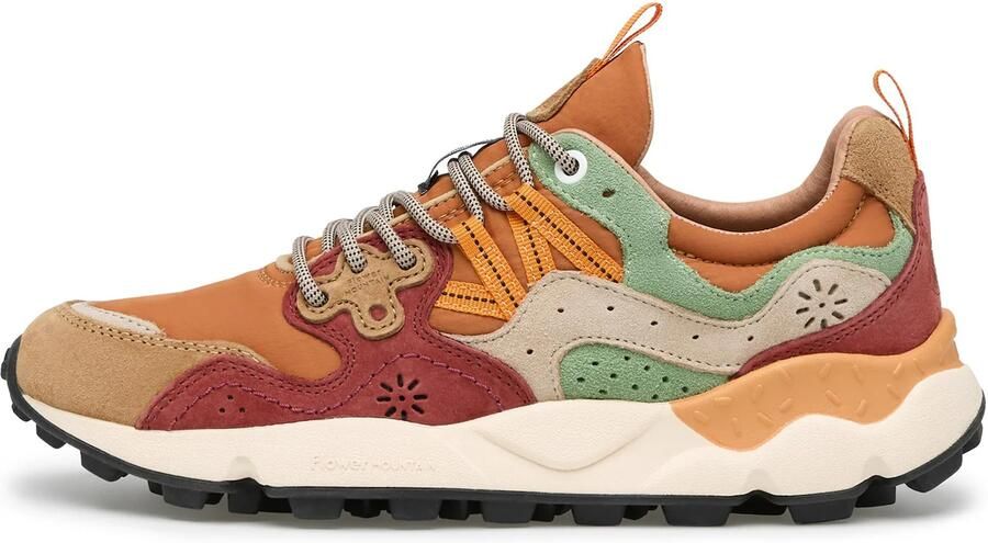 Flower Mountain Sneakers laag 'YAMANO 3 UNI' donkeroranje - Foto 6