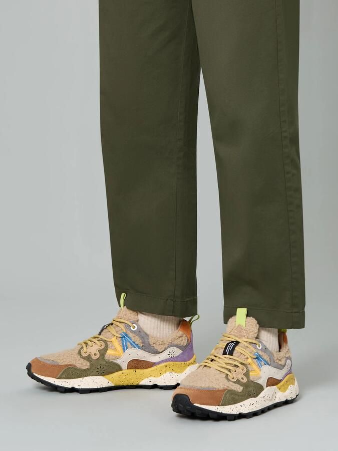 Flower Mountain Stijlvolle Sneakers Multicolor Suède Trekking Veters - Foto 5