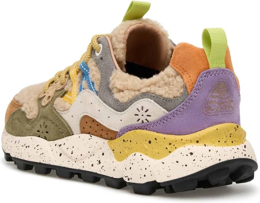 Flower Mountain Stijlvolle Sneakers Multicolor Suède Trekking Veters - Foto 4