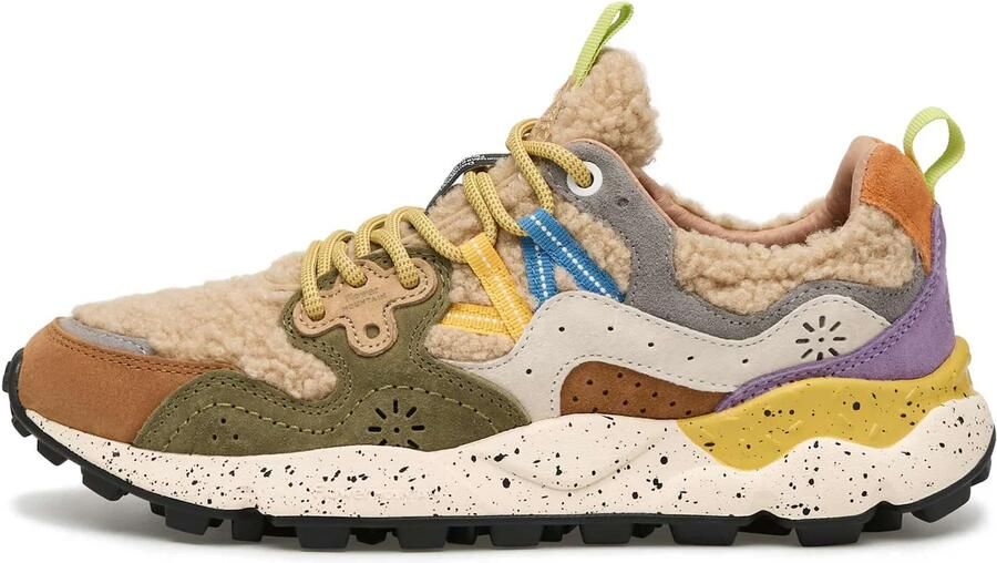 Flower Mountain Stijlvolle Sneakers Multicolor Suède Trekking Veters - Foto 6