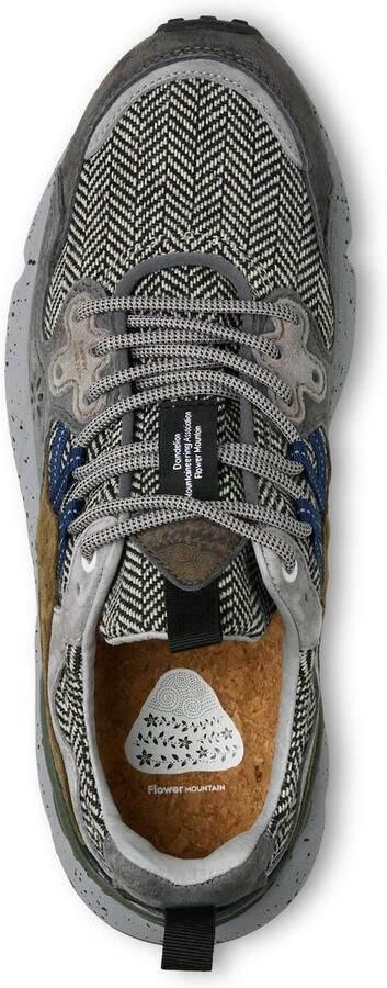 Flower Mountain Sneakers laag 'YAMANO 3 UNI' zwart - Foto 6