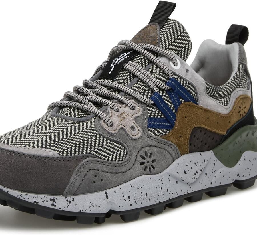 Flower Mountain Sneakers laag 'YAMANO 3 UNI' zwart - Foto 2