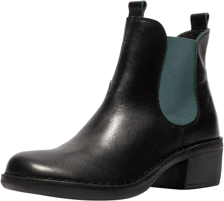 FLY LONDON Chelsea boots petrol zwart