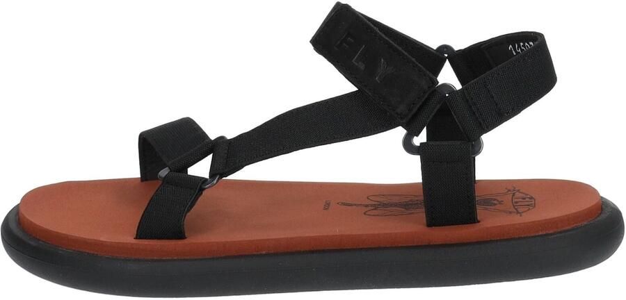 FLY LONDON Sandalen met riem donkergrijs zwart - Foto 6