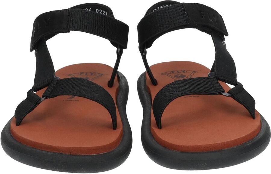 FLY LONDON Sandalen met riem donkergrijs zwart - Foto 3