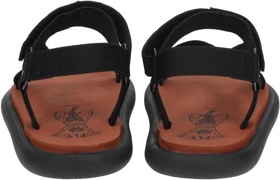 FLY LONDON Sandalen met riem donkergrijs zwart - Foto 4