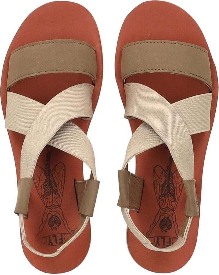 FLY LONDON Sandalen met riem sepia greige - Foto 2