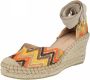 Fred de la Bretoniere Strappy Sandals 153010217 Espadrilles Zomer Schoenen Dames Zwart - Thumbnail 4