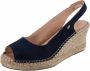 Fred de la Bretoniere 153010240 Espadrilles Zomer Schoenen Dames Blauw - Thumbnail 2