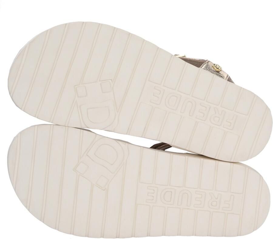 FREUDE Sandalen met riem 'AMELINE' platina - Foto 3