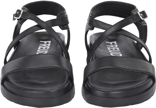 FREUDE Sandalen met riem 'AMELINE' zwart wit - Foto 6