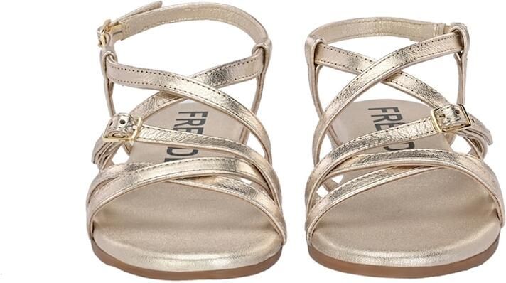 FREUDE Sandalen met riem 'Antares' goud - Foto 5