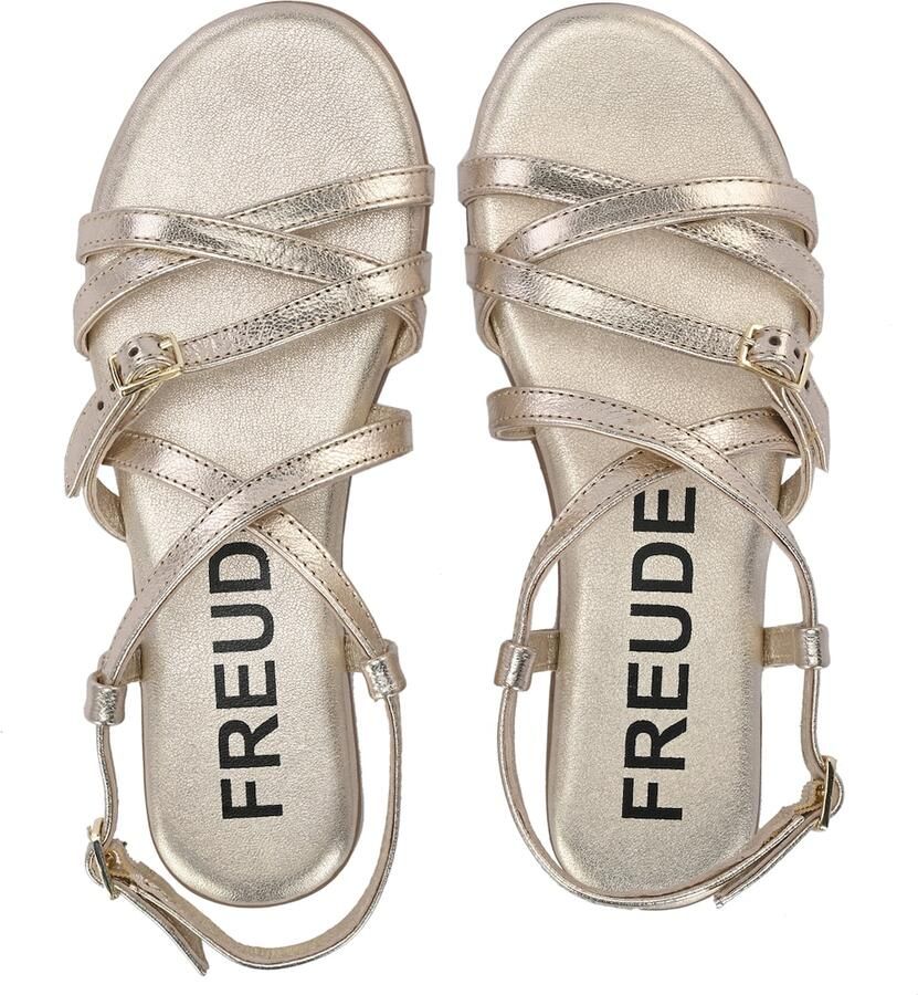 FREUDE Sandalen met riem 'Antares' goud - Foto 2