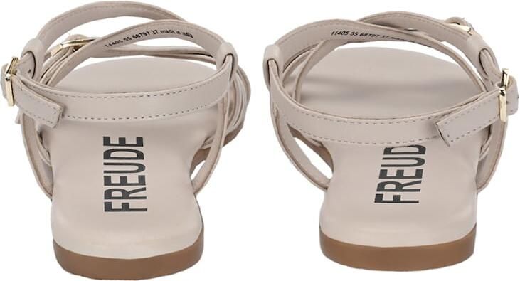 FREUDE Sandalen met riem 'Antares' lichtbeige - Foto 5