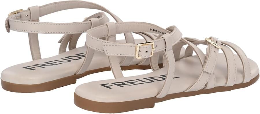 FREUDE Sandalen met riem 'Antares' lichtbeige - Foto 4