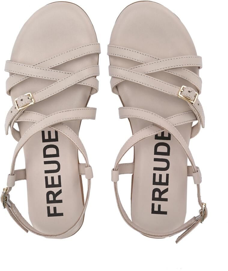 FREUDE Sandalen met riem 'Antares' lichtbeige - Foto 2