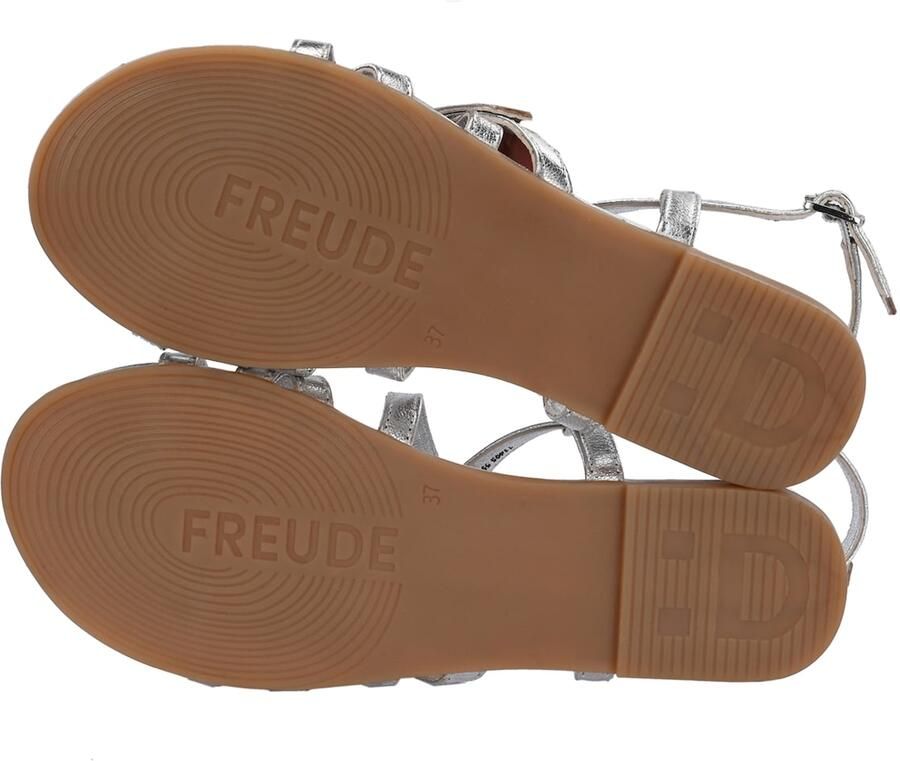FREUDE Sandalen met riem 'Antares' zilver - Foto 2