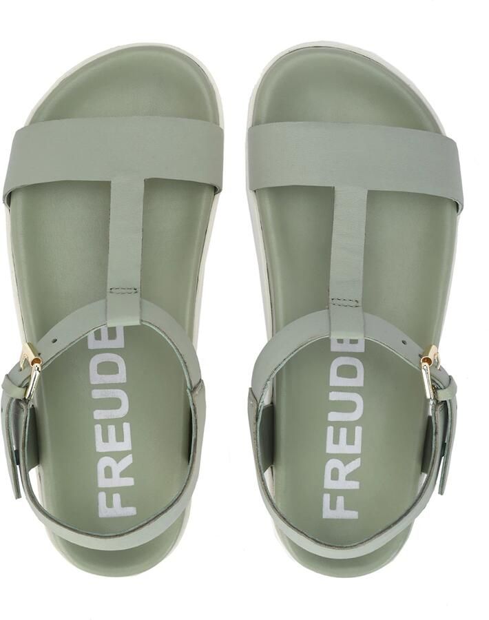 FREUDE Sandalen met riem 'ARTE' groen - Foto 3