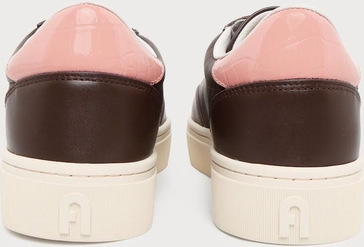 FURLA Sneakers laag 'ALLEGRA' chocoladebruin lichtroze - Foto 5