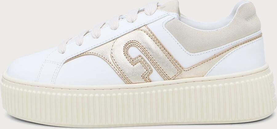 FURLA Sneakers laag goud wit wolwit