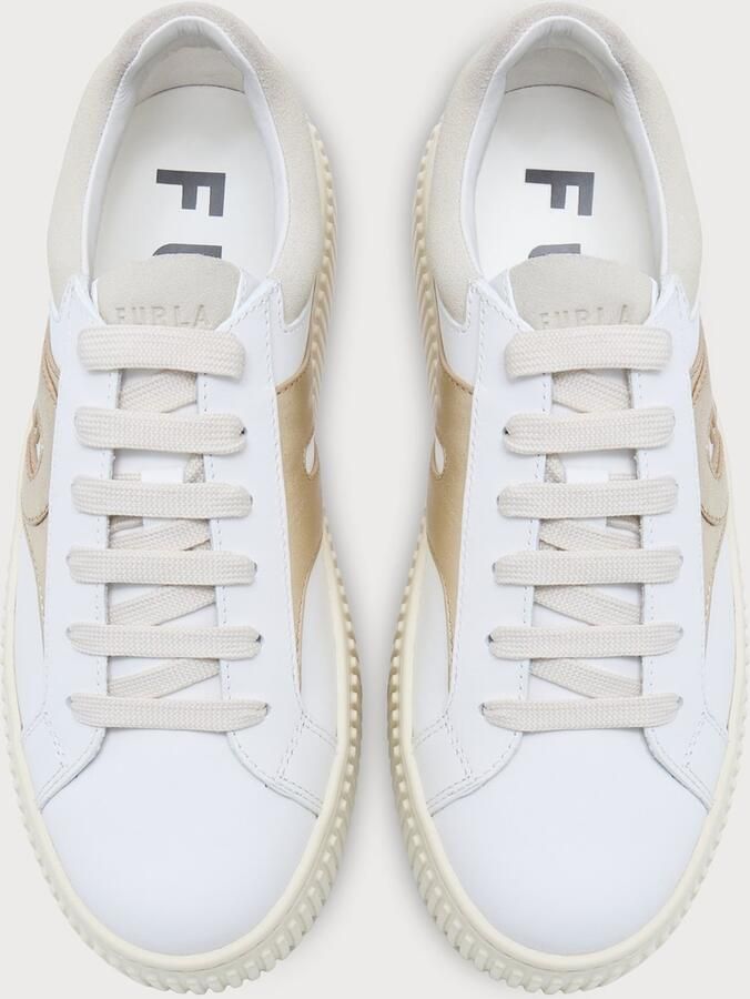 FURLA Sneakers laag goud wit wolwit - Foto 4