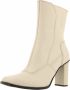 G-Star Leren Enkellaars met Elegante Details Beige Dames - Thumbnail 3