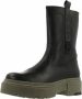 G-Star Raw KAFEY Performance High Dames Leren laarzen 2241 021821 BLK-OLV - Thumbnail 4