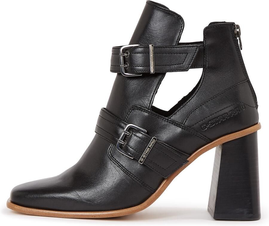 G-STAR Boots 'Ringer Mid Strap Boots' zwart