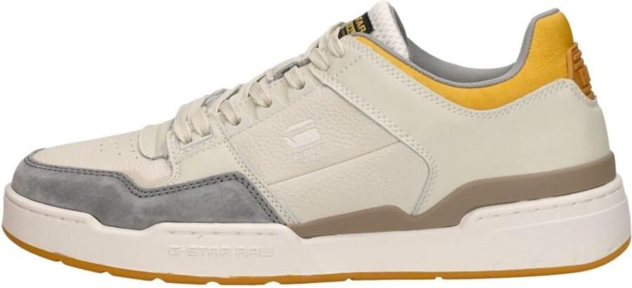 G-STAR Attacc POP LEA M Sneakers Laag gebroken wit