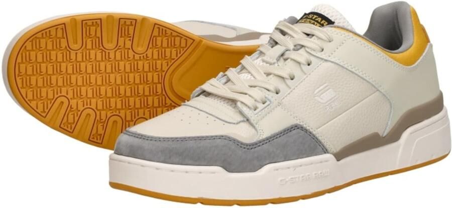 G-STAR Attacc POP LEA M Sneakers Laag gebroken wit - Foto 5