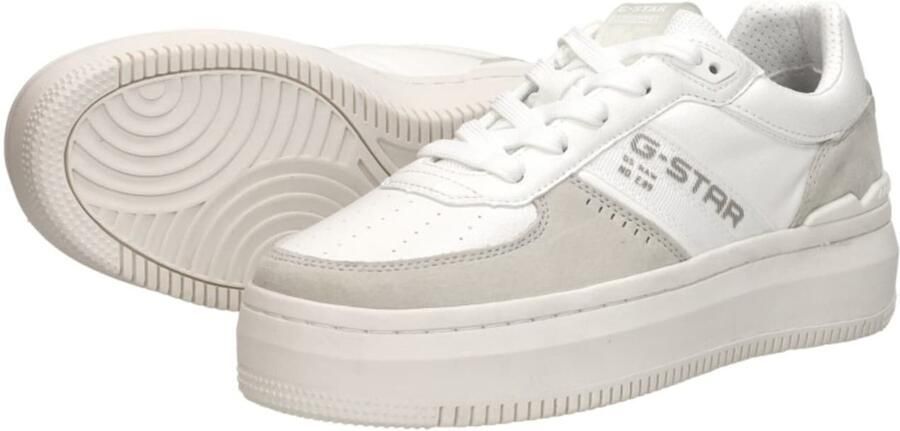 G-STAR Eve BSC LEA W Sneakers Laag wit - Foto 6
