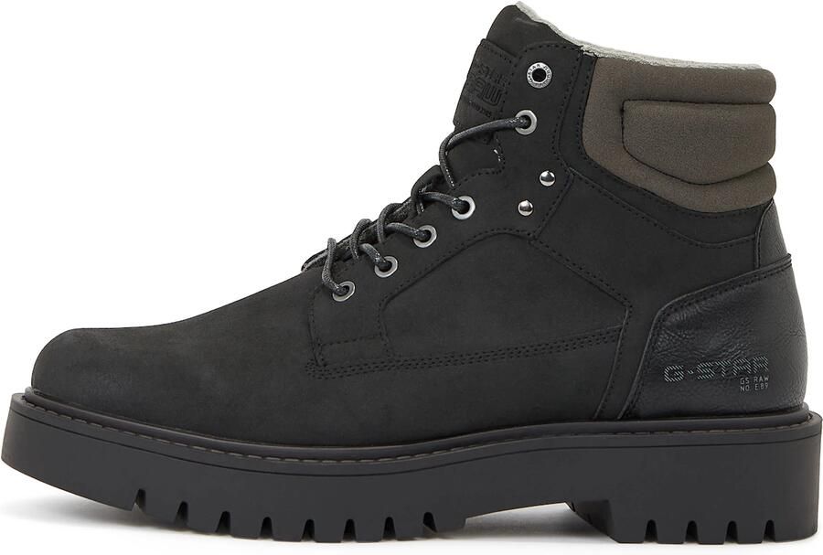 G-STAR Veterboots 'Patton Mid BSC Boots' zwart